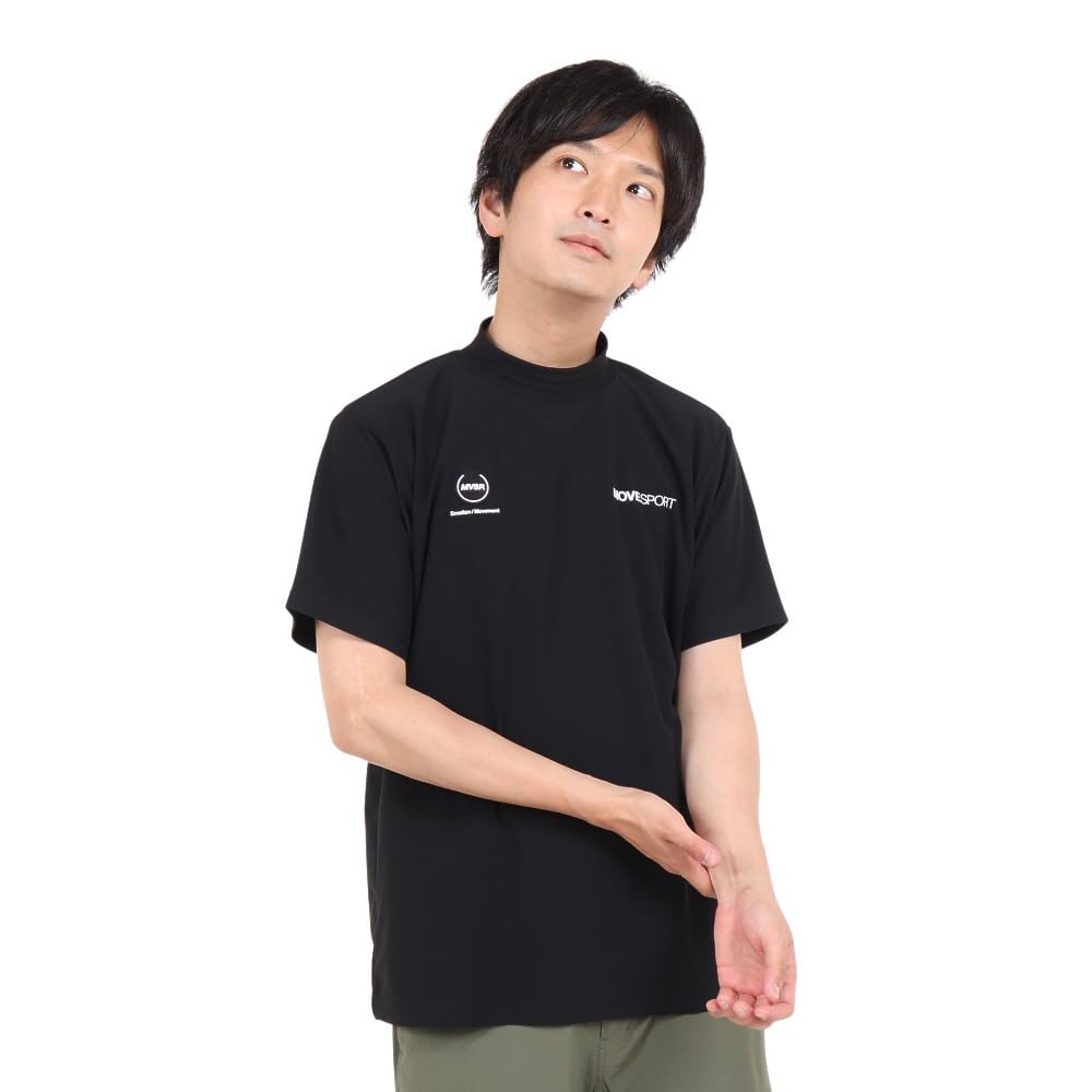リュクスデサント　モックネック半袖カットソー デサントゴルフ DESCENTE ゴルフ モックネックベアスムース半袖